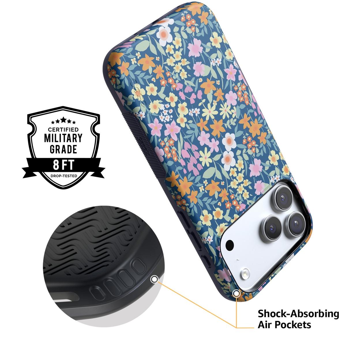 Full Bloom | Navy Floral Case