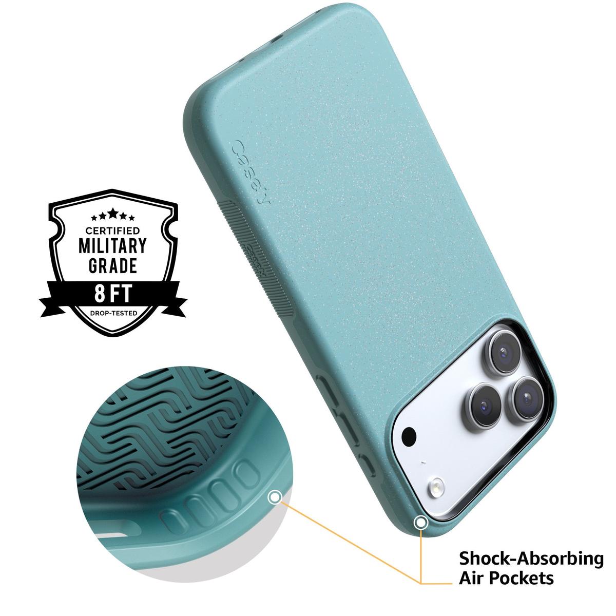 Aquamarine | Ocean Blue Shimmer Case