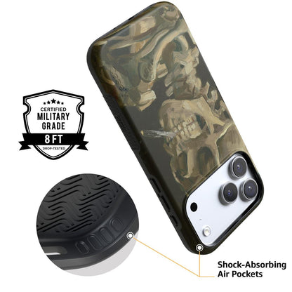 Van Gogh | Head of a Skeleton with a Burning Cigarette Phone Case