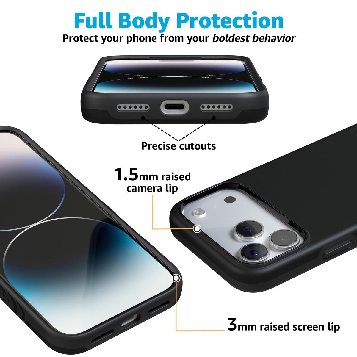 Black on Black | Ultra-Protective Bold Case