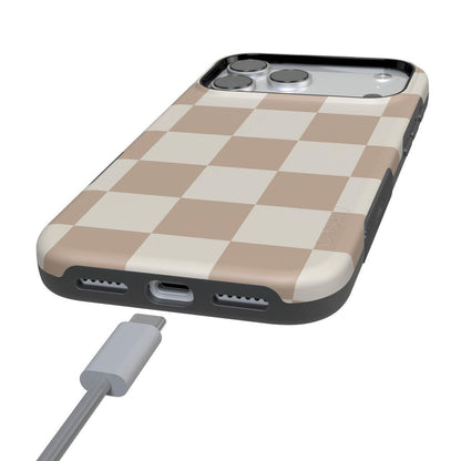 Fit Check | Neutral Checkerboard Case