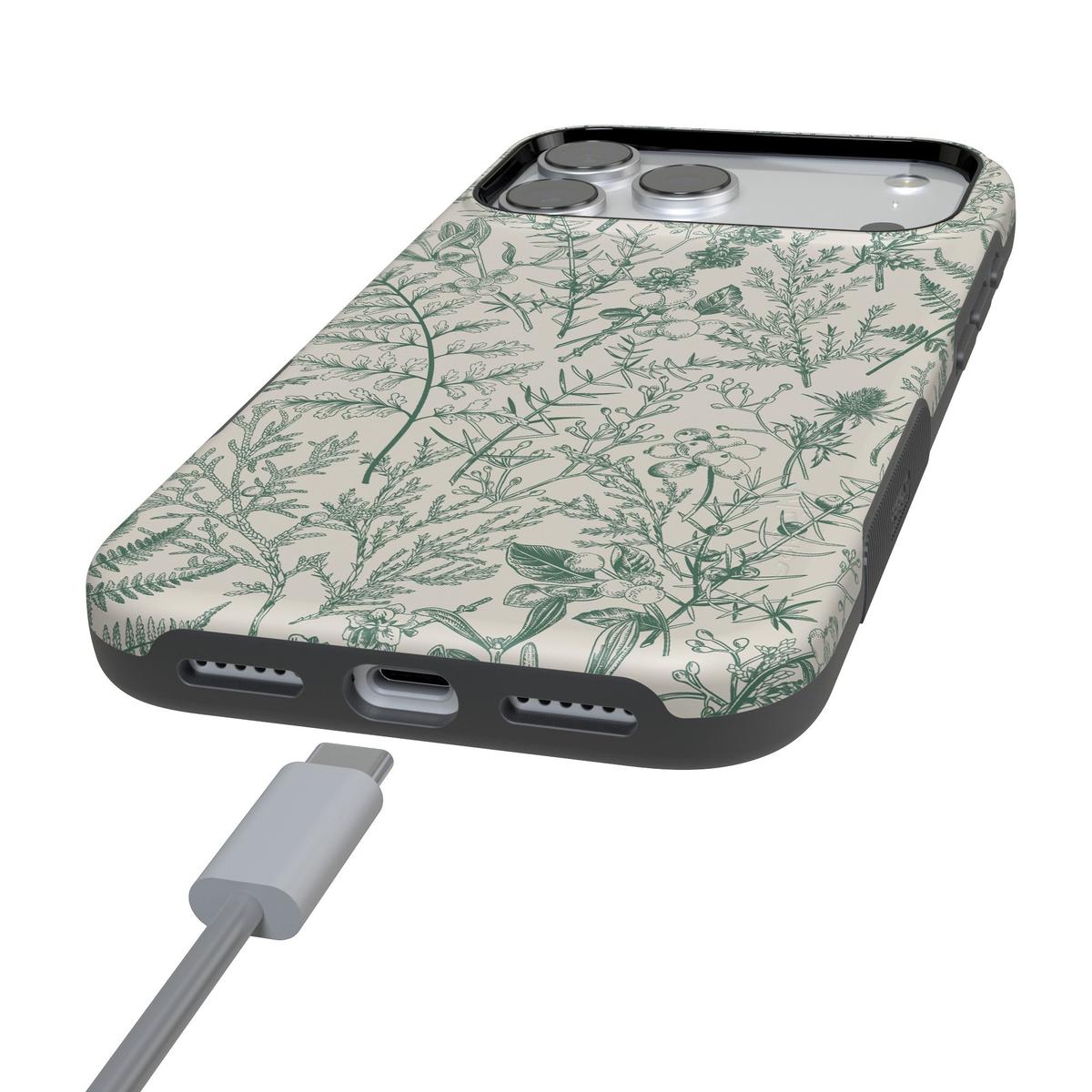 Sage Garden | Green Floral Case
