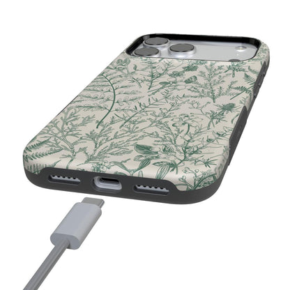 Sage Garden | Green Floral Case