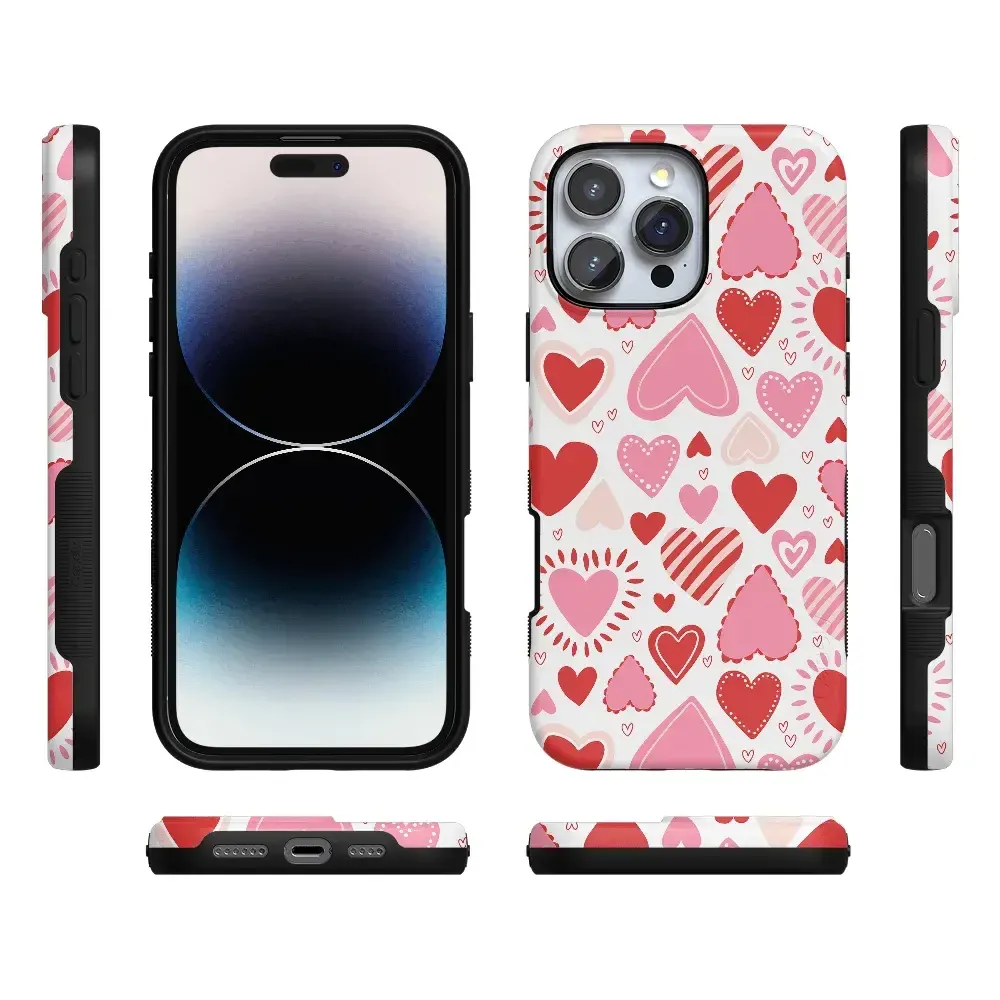 Love Struck | Heart Stickers Case
