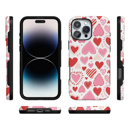 Love Struck | Heart Stickers Case