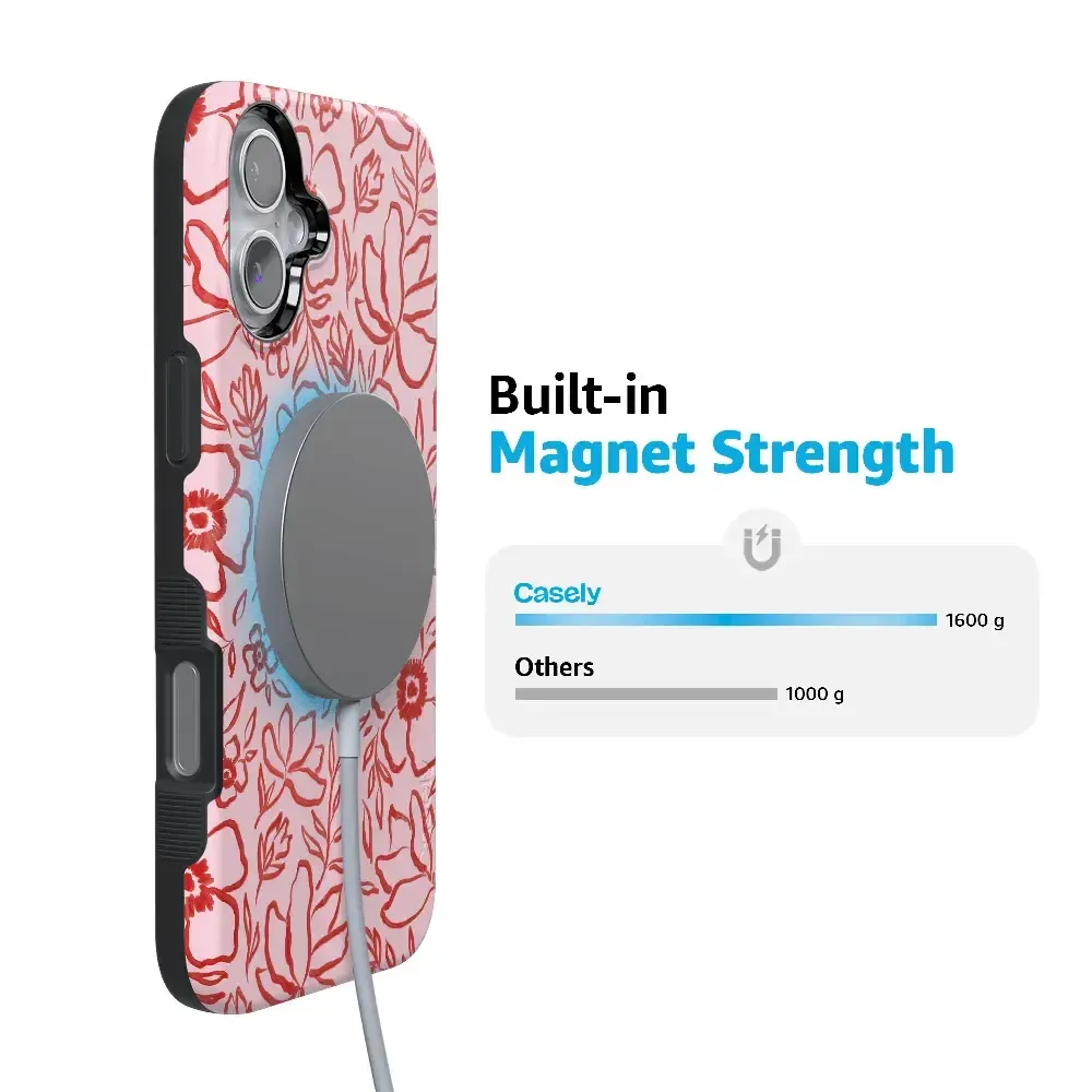 Blush Garden | Floral Doodle Case