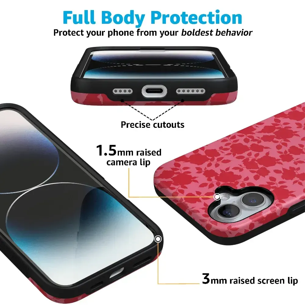 Rose Garden | Red Aesthetic Case