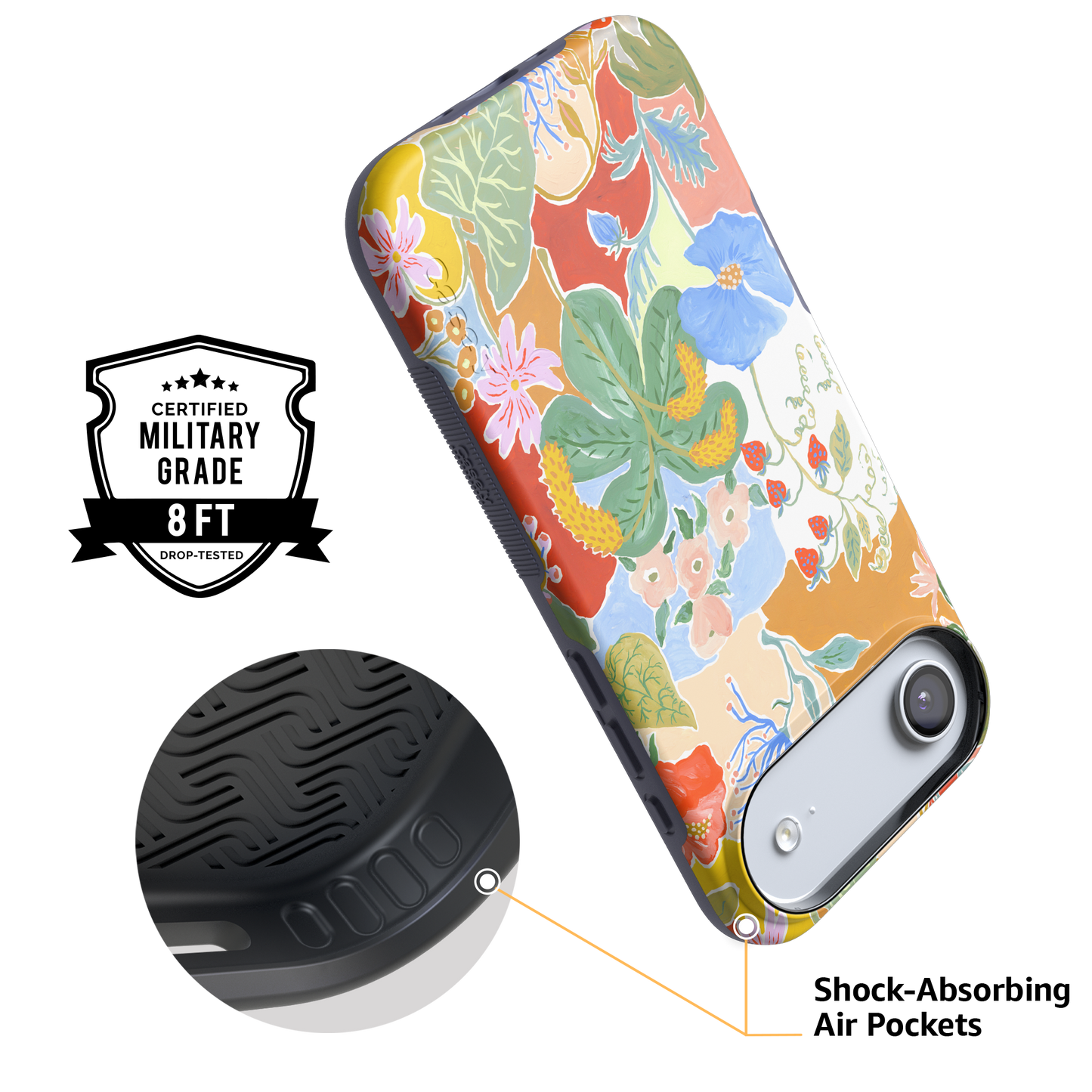 Botanical Blooms | Floral Patchwork Case