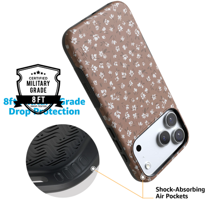 Mocha Meadow | Tiny Flowers Case