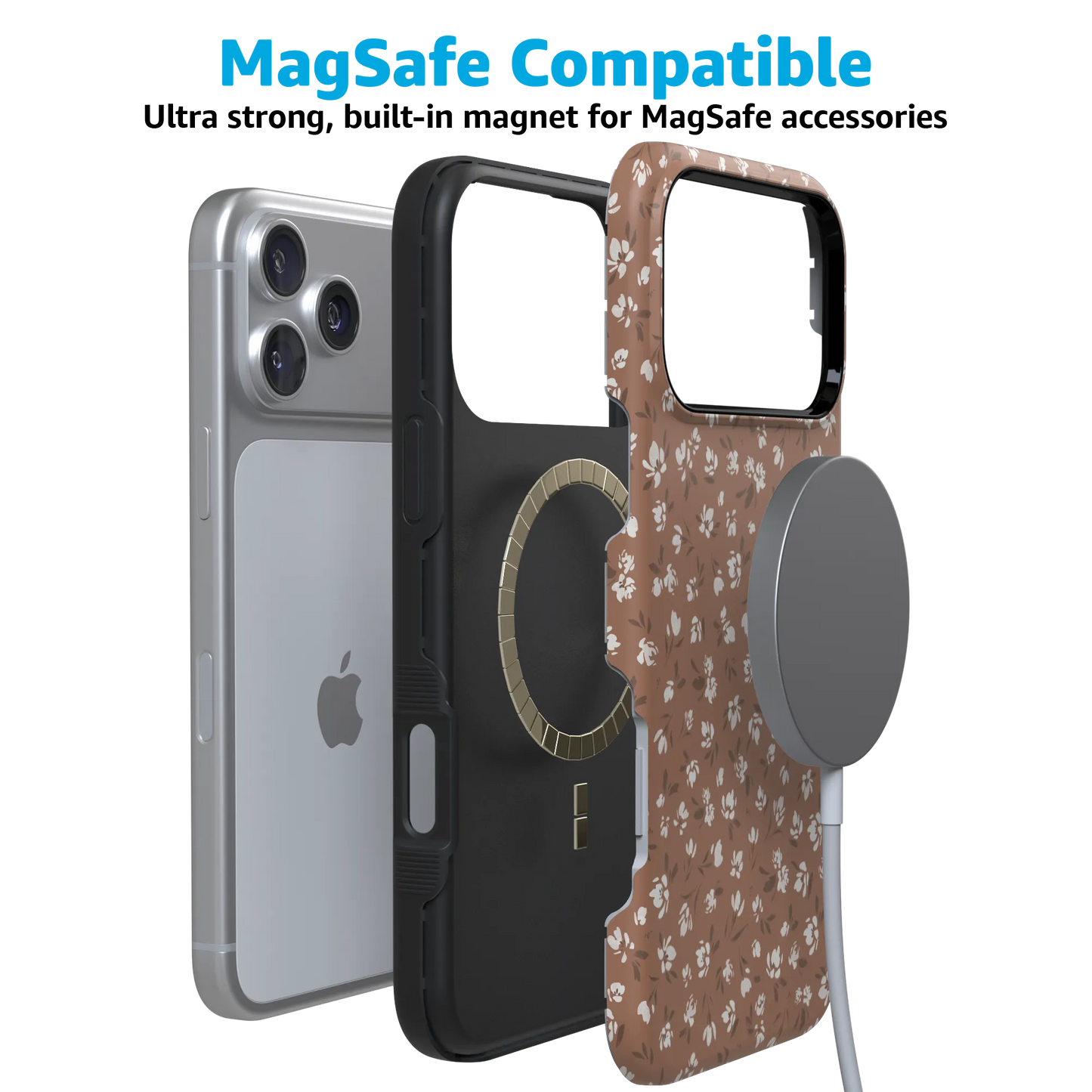 Mocha Meadow | Tiny Flowers Case