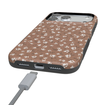 Mocha Meadow | Tiny Flowers Case