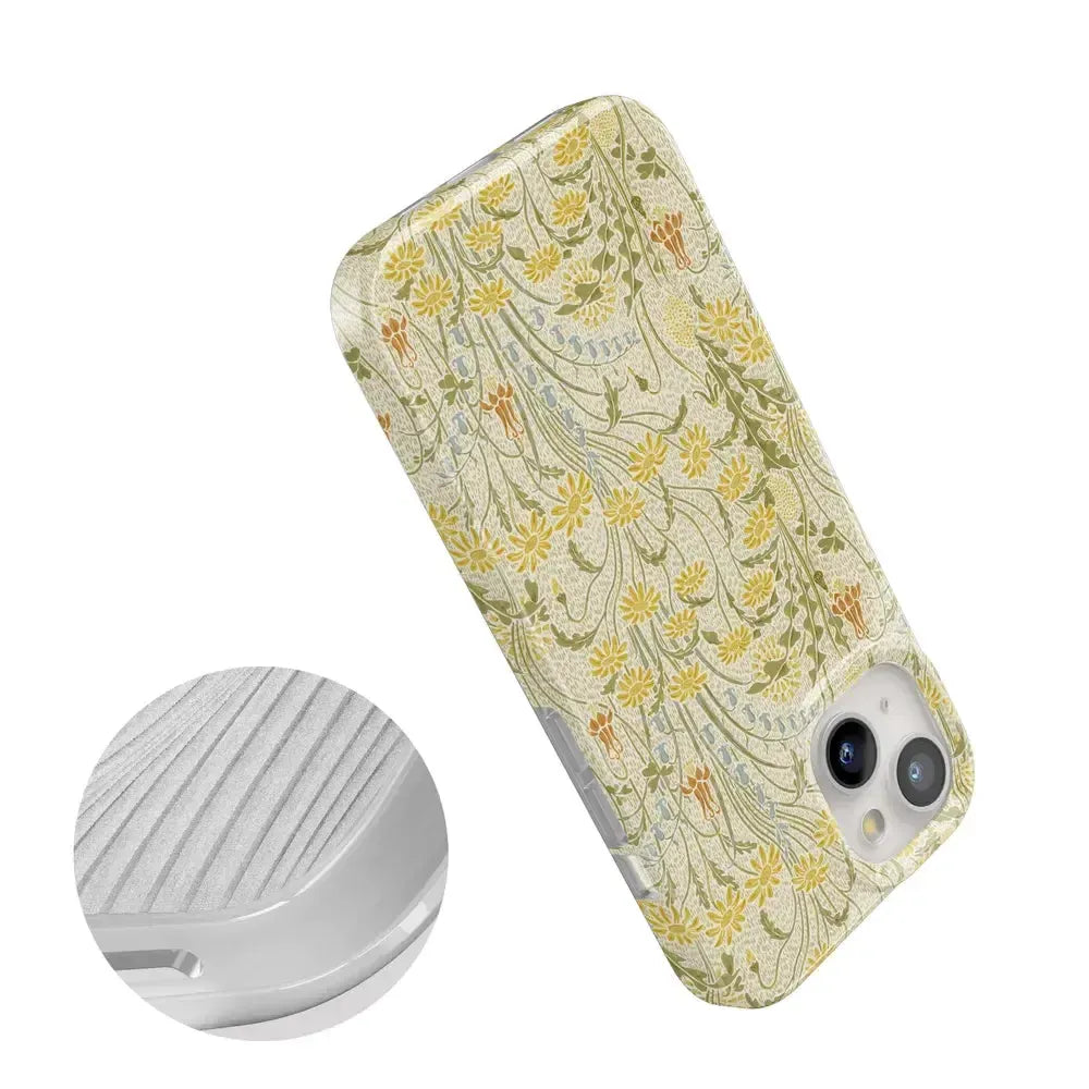Boho Blooms | Golden Floral Case