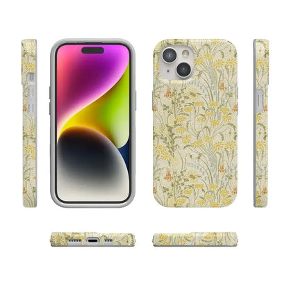 Boho Blooms | Golden Floral Case