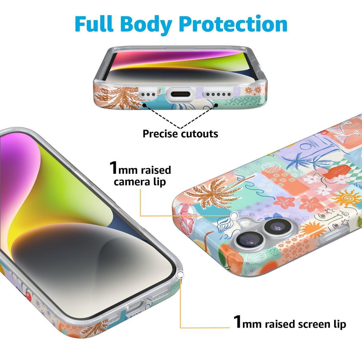 Tropical Heat | Beachy Collage Case