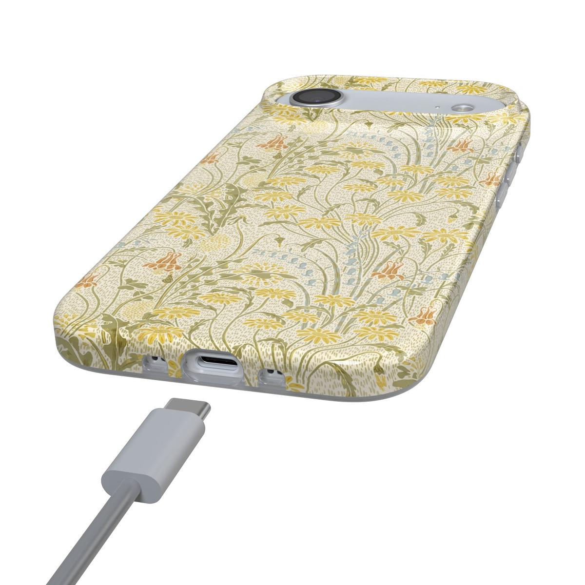 Boho Blooms | Golden Floral Case