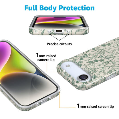 Sage Garden | Green Floral Case