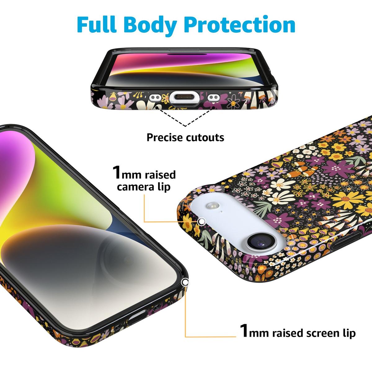 Falling for You | Plum Floral Case