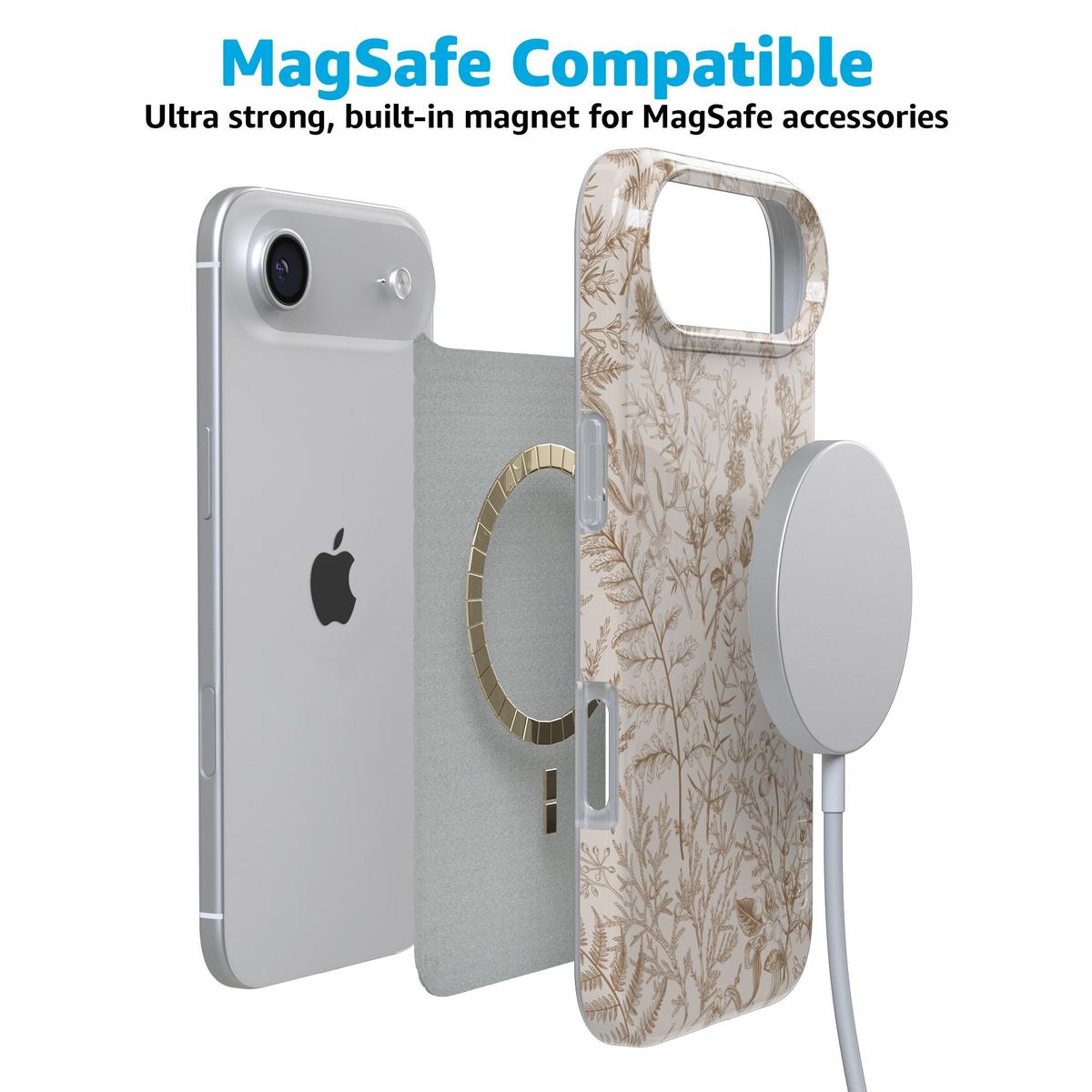 Beige Garden | Neutral Floral Case