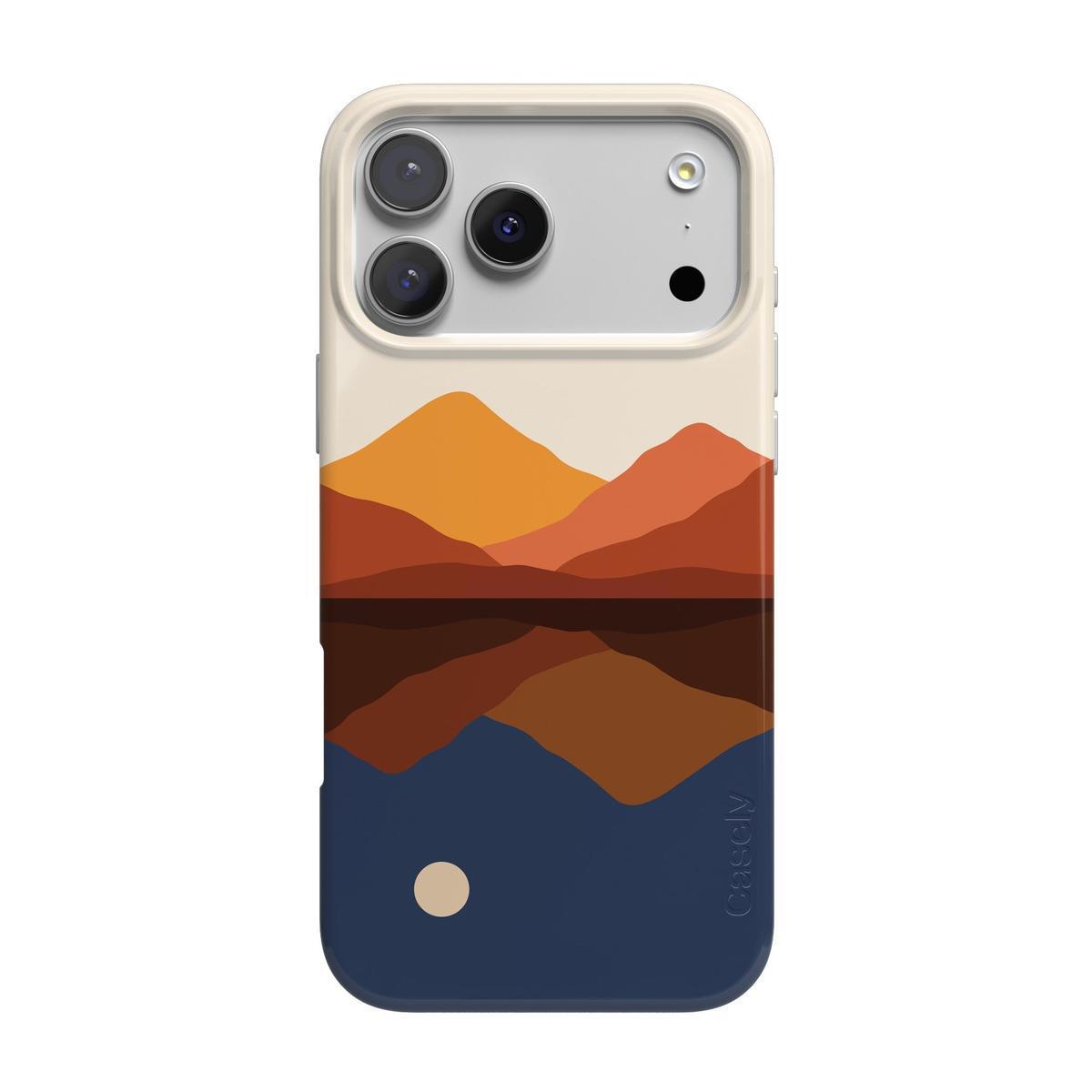 Opposites Attract | Day & Night Colorblock Mountains Case