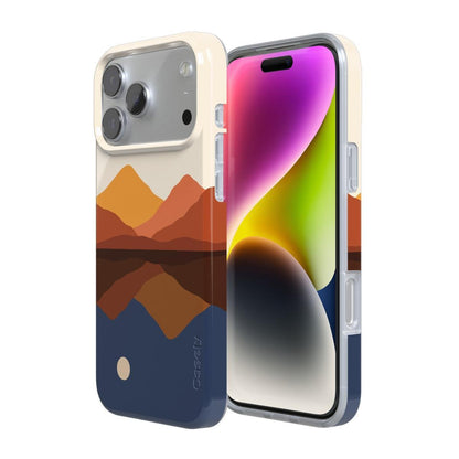 Opposites Attract | Day & Night Colorblock Mountains Case