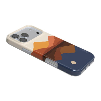 Opposites Attract | Day & Night Colorblock Mountains Case