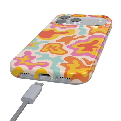 Tropical Color Splash | Abstract Retro Case