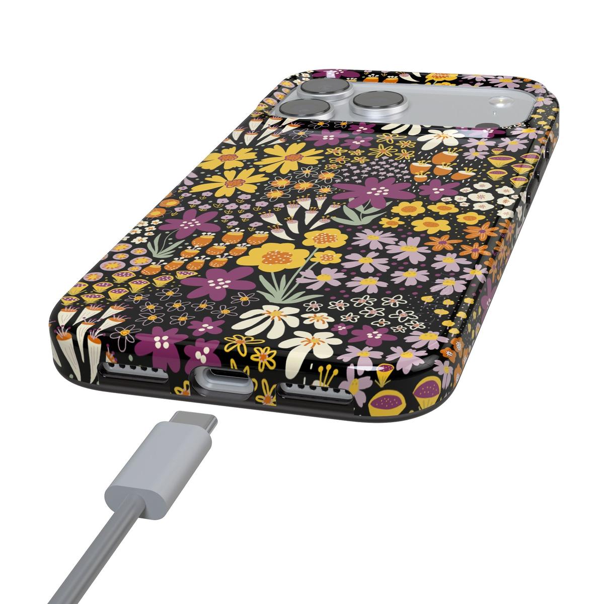 Falling for You | Plum Floral Case