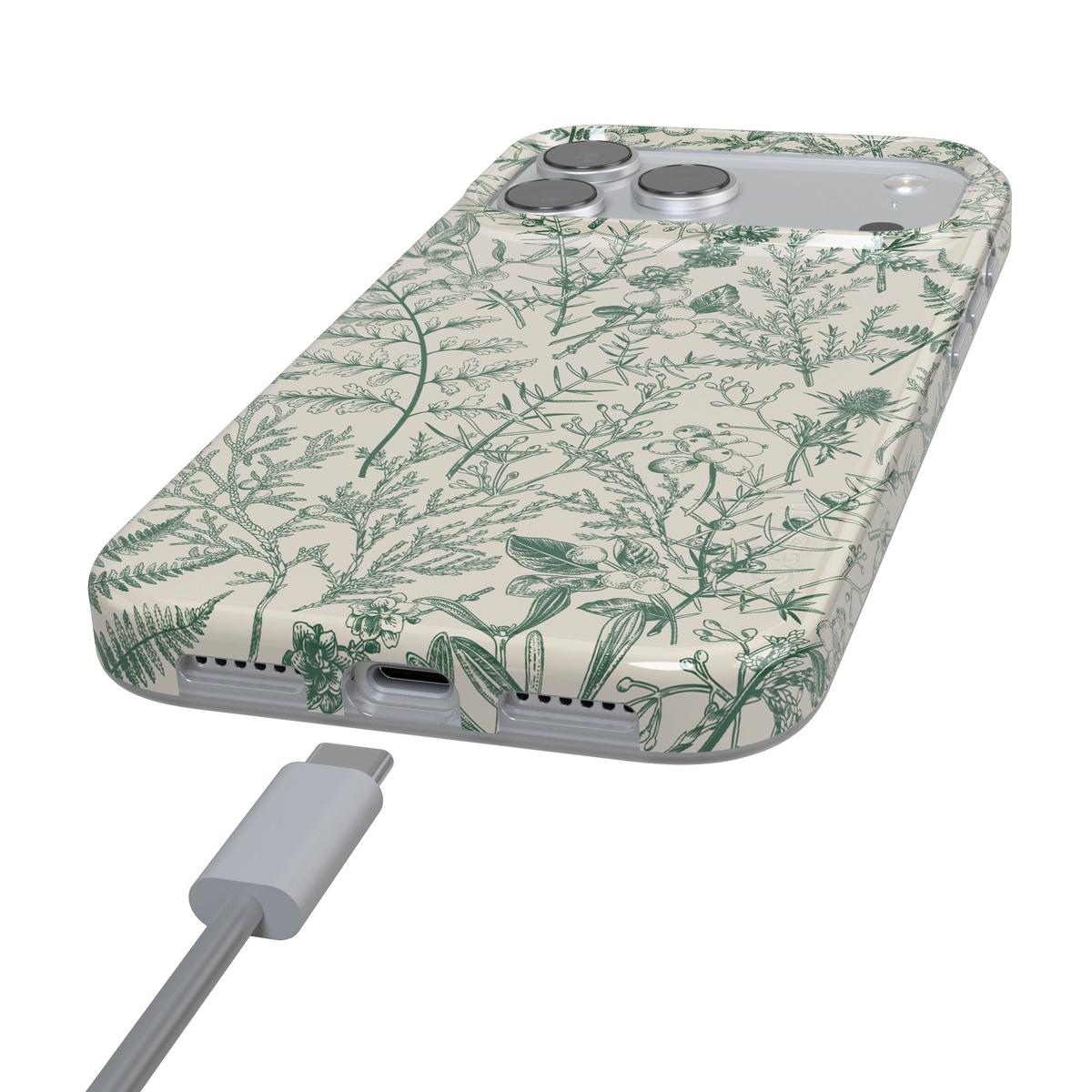 Sage Garden | Green Floral Case