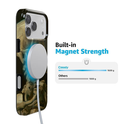 Van Gogh | Head of a Skeleton with a Burning Cigarette Phone Case