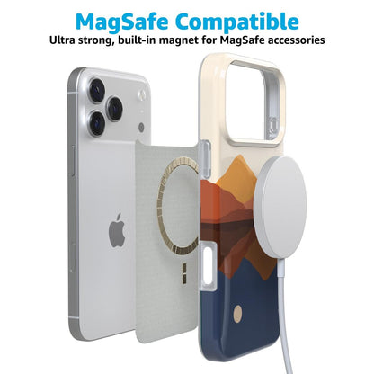 Opposites Attract | Day & Night Colorblock Mountains Case