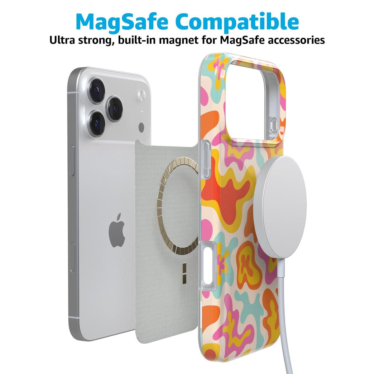 Tropical Color Splash | Abstract Retro Case