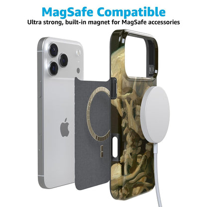 Van Gogh | Head of a Skeleton with a Burning Cigarette Phone Case