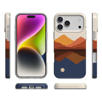 Opposites Attract | Day & Night Colorblock Mountains Case