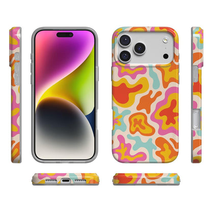 Tropical Color Splash | Abstract Retro Case
