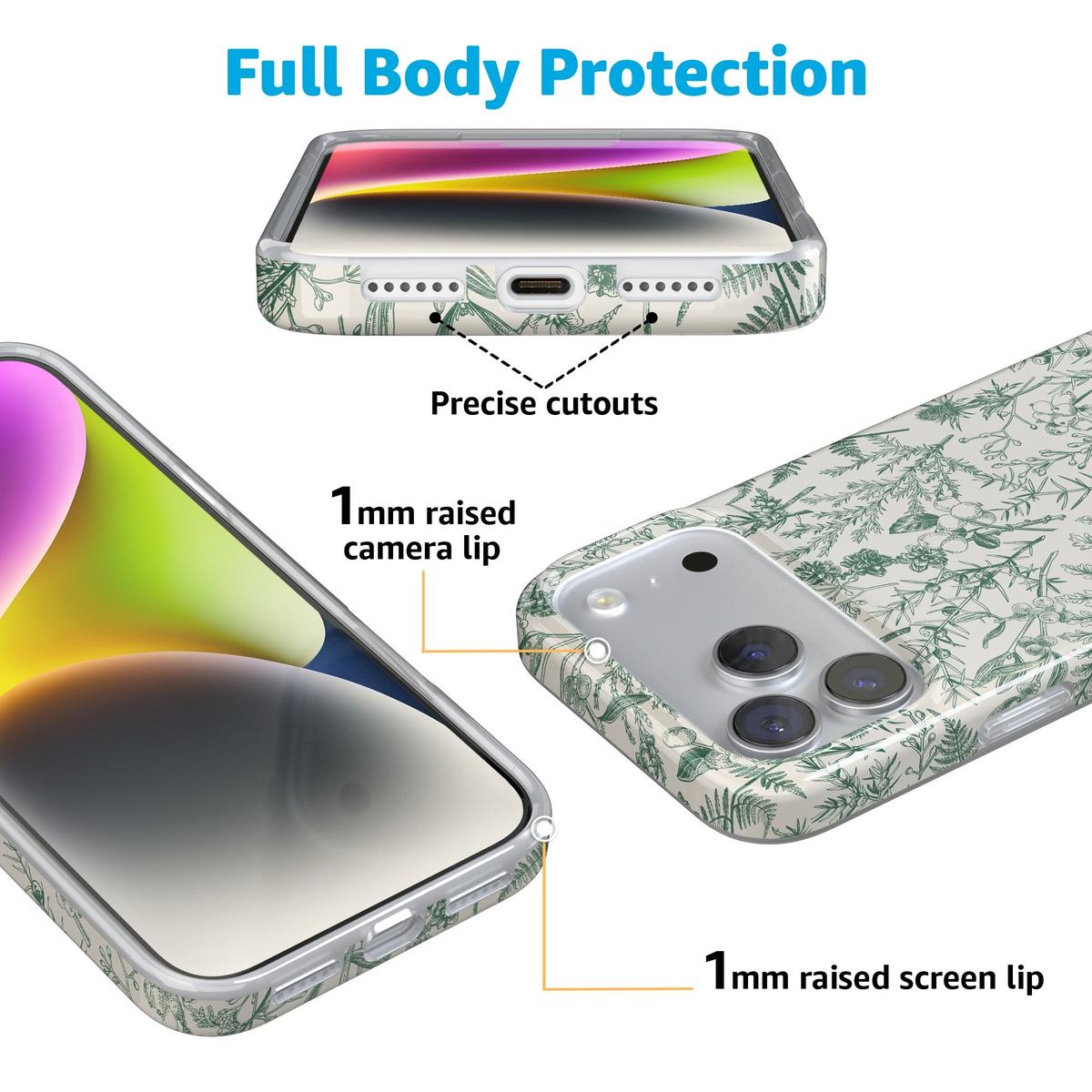 Sage Garden | Green Floral Case