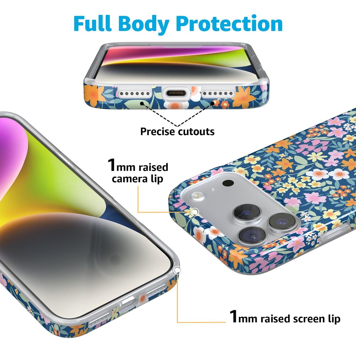 Full Bloom | Navy Floral Case