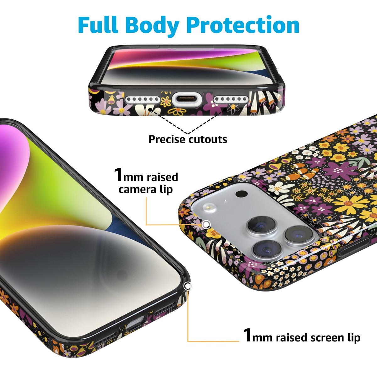 Falling for You | Plum Floral Case