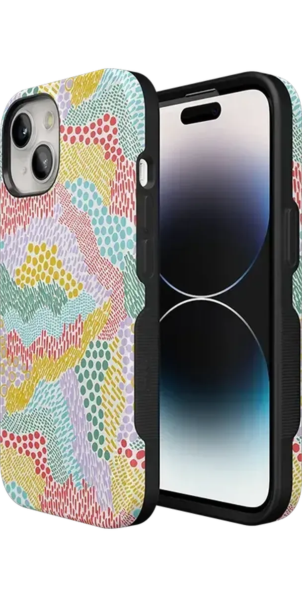 Color Me Happy | Pattern Colorblock Case