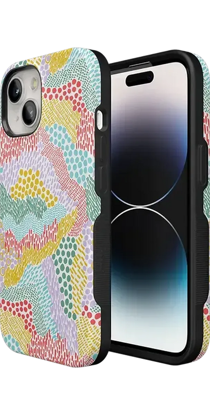 Color Me Happy | Pattern Colorblock Case