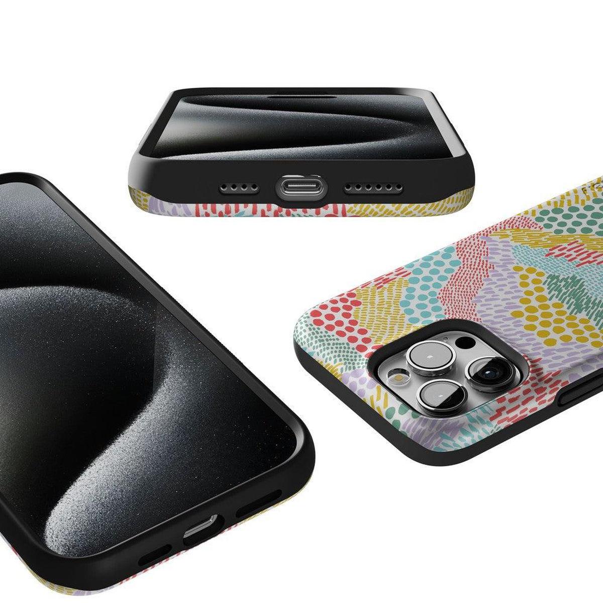 Color Me Happy | Pattern Colorblock Case