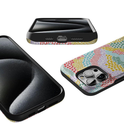 Color Me Happy | Pattern Colorblock Case