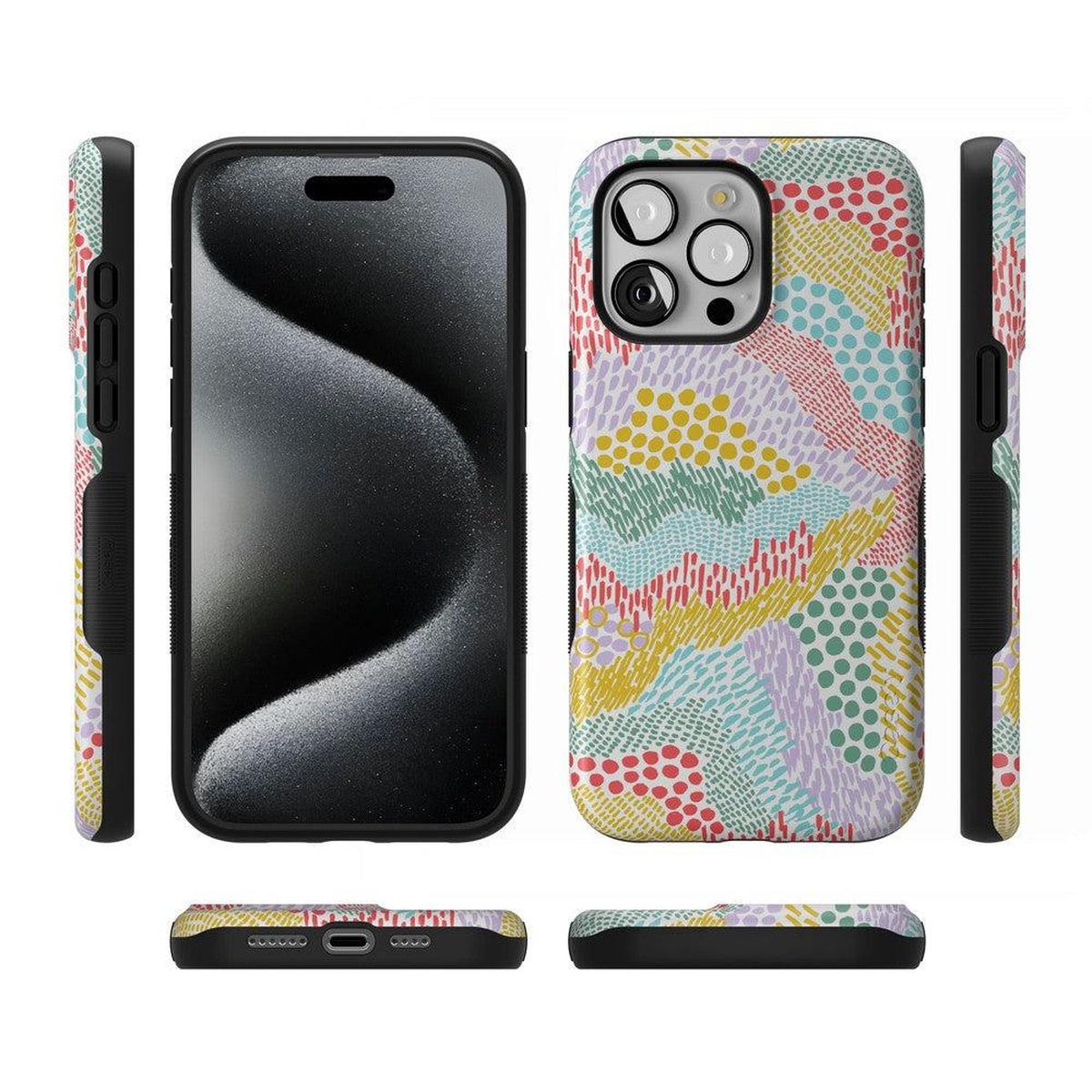 Color Me Happy | Pattern Colorblock Case