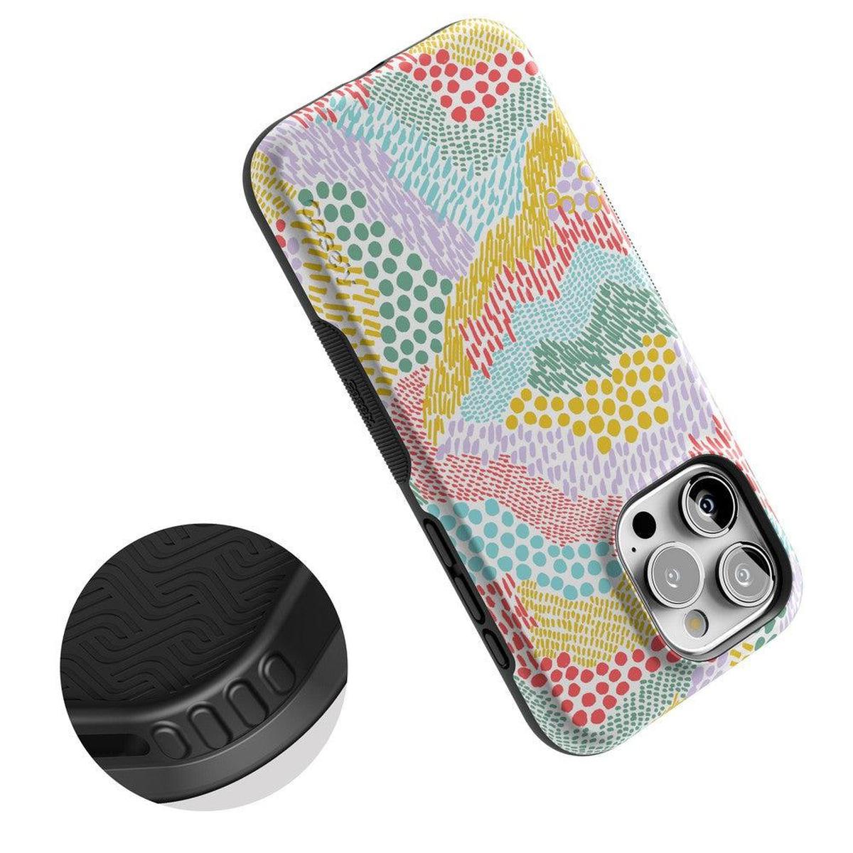 Color Me Happy | Pattern Colorblock Case