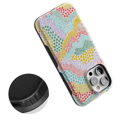 Color Me Happy | Pattern Colorblock Case