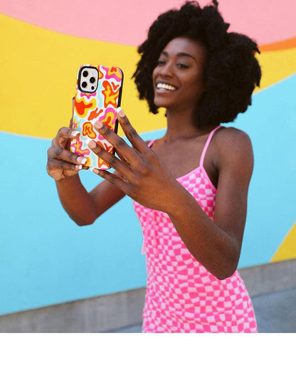 Tropical Color Splash | Abstract Retro Case