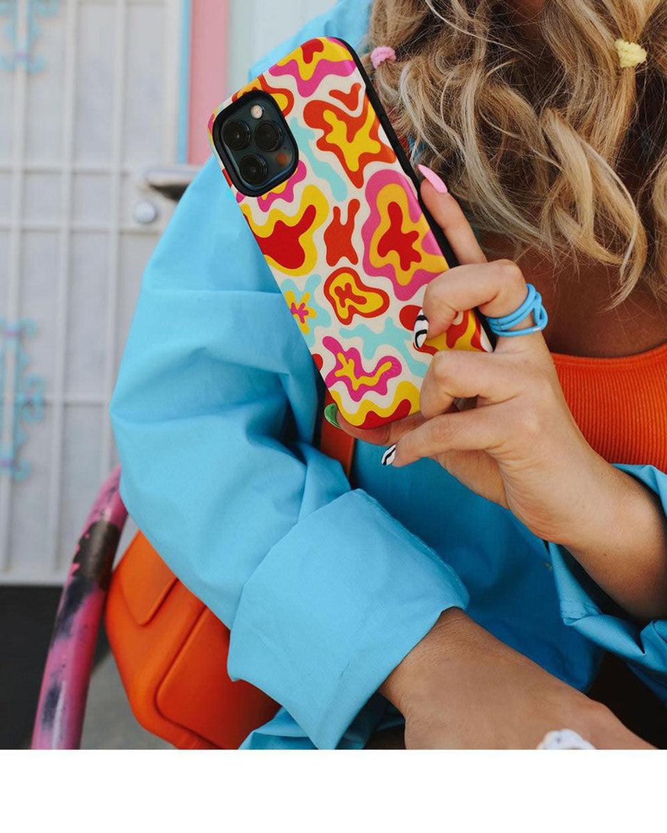 Tropical Color Splash | Abstract Retro Case