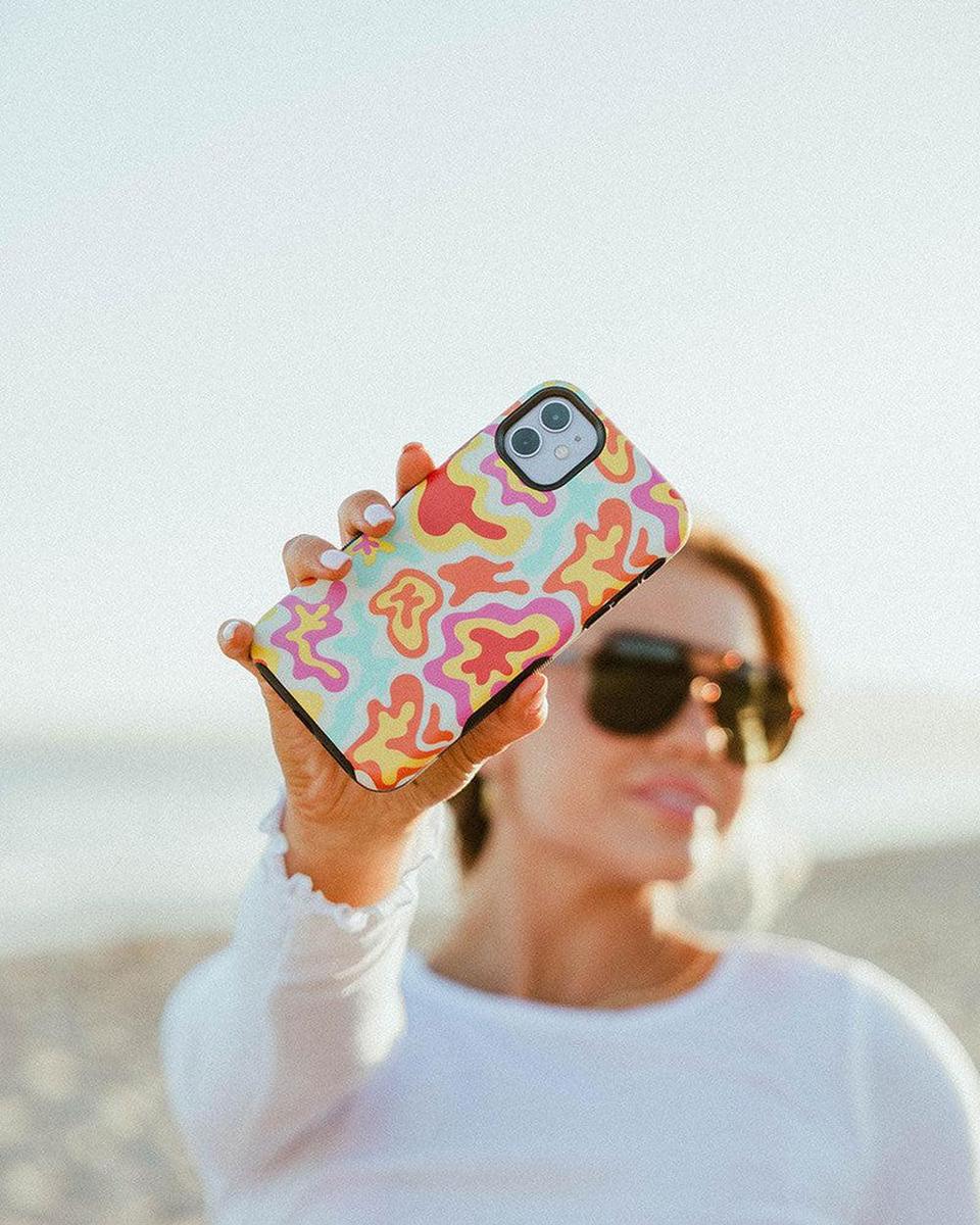 Tropical Color Splash | Abstract Retro Case