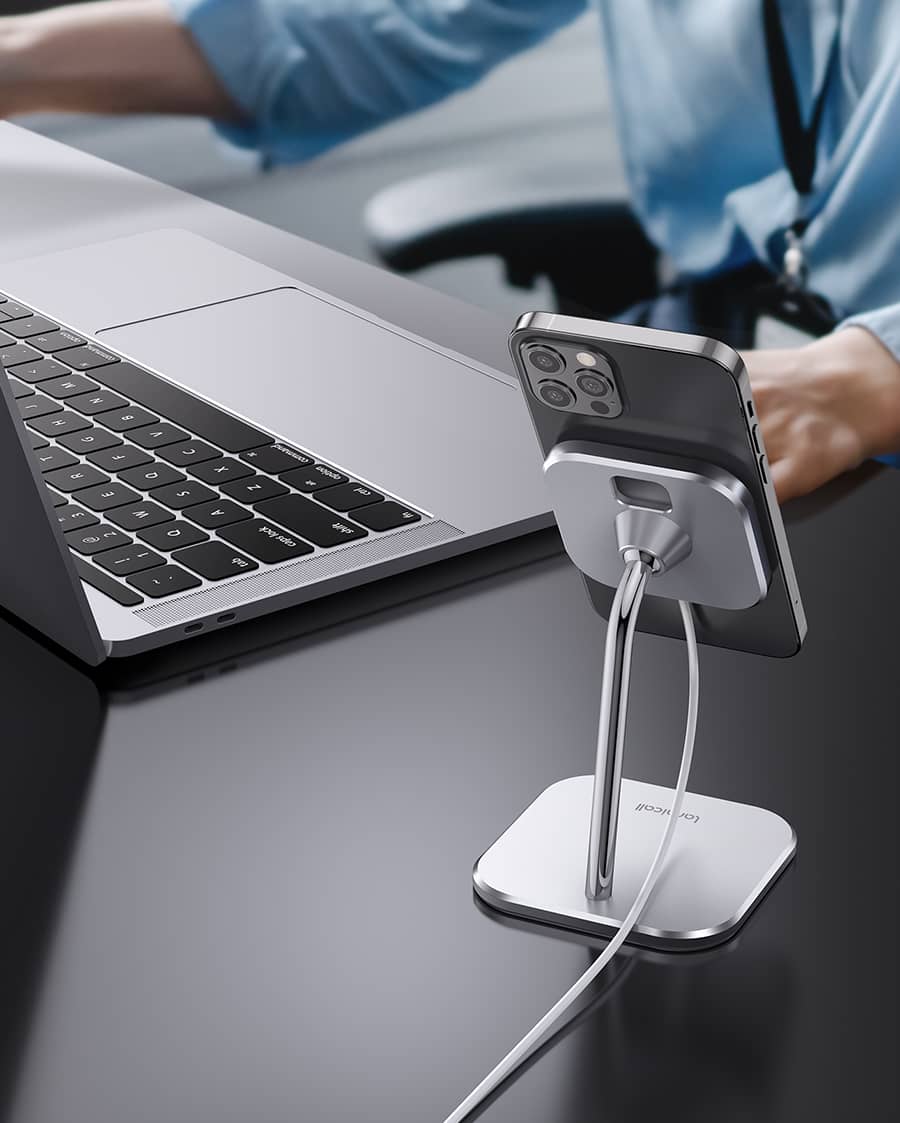 Adjustable Aluminum Phone Stand for MagSafe Charger for Magsafe Accessories