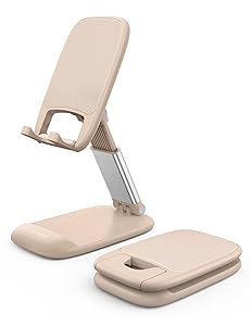 Height Adjustable & Foldable Phone Holder for Business Trip Portable