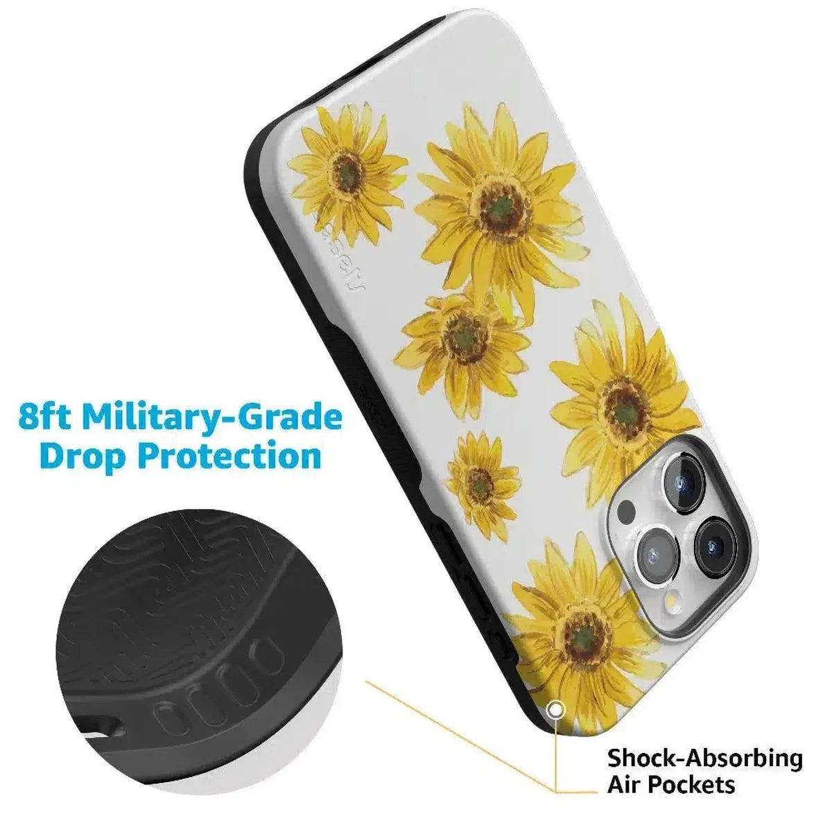 Golden Garden | Yellow Sunflower Floral Case